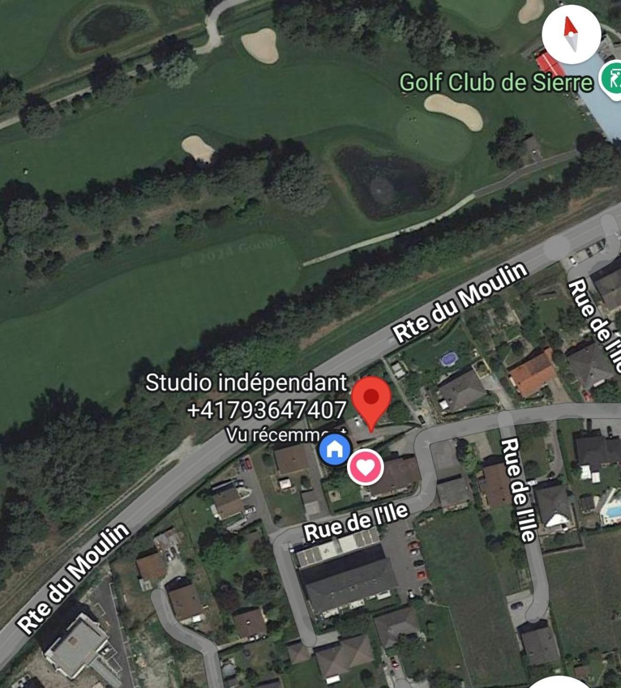 Studio Independant A Grône Exteriör bild